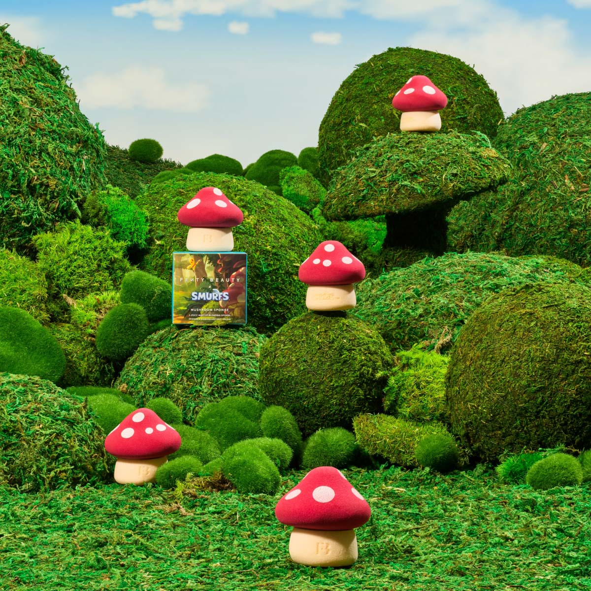 MUSHROOM MAKEUP SPONGE SMURFS EDITION (ESPONJA PARA MAQUILLAJE)